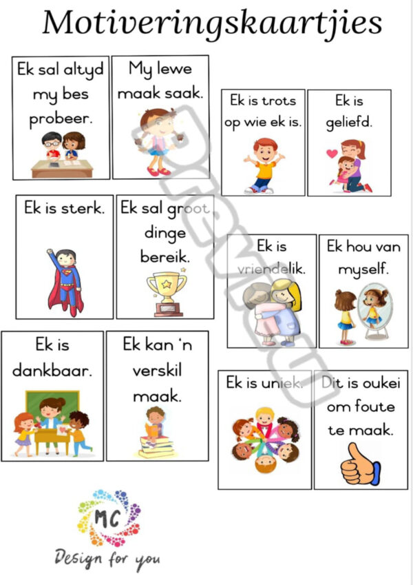 Motiveringskaartjies