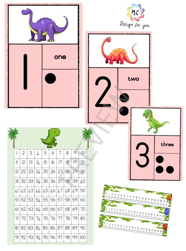 Classroom Package - Dinosaur Theme - Image 3