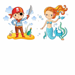 Sea Creatures, Mermaids and Pirates Theme Package