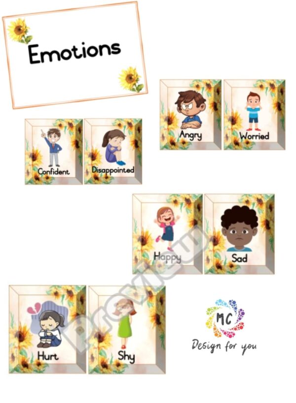 EMOTIONS - SUNFLOWERS THEME